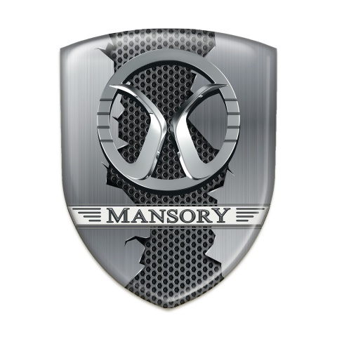 Mansory Tuning Emblem Torn Metal effect 