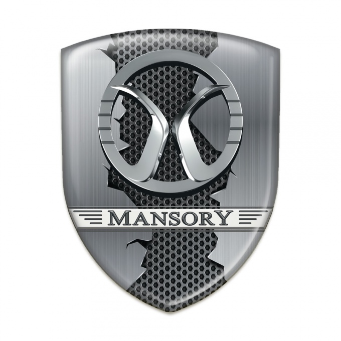 Mansory Tuning Emblem Torn Metal effect 