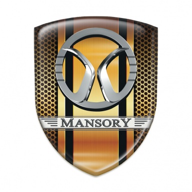 Mansory Emblem Exterior Stylish Copper Design 