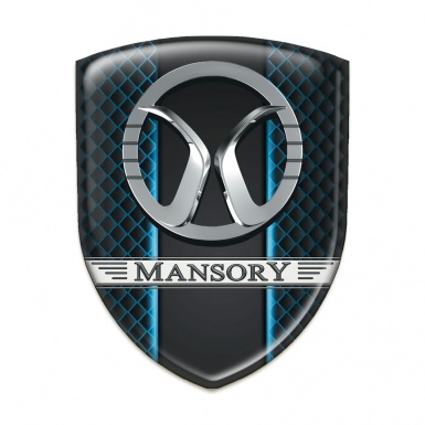 Mansory Car Accessories Badge Neon Grid Efffect 