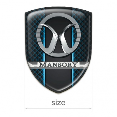 Mansory Car Accessories Badge Neon Grid Efffect 