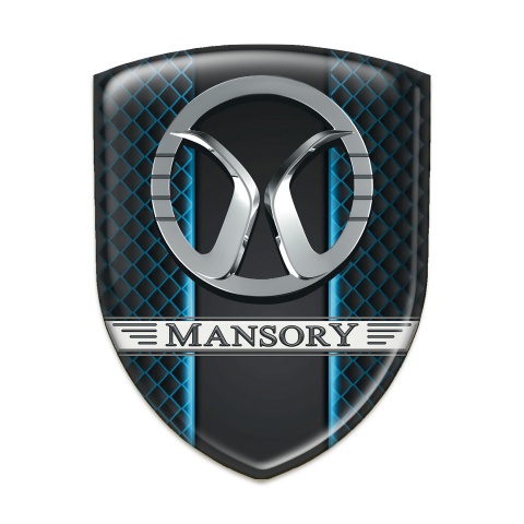 Mansory Car Accessories Badge Neon Grid Efffect 