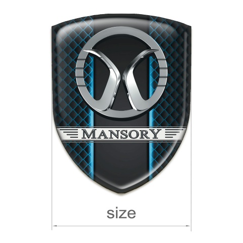 Mansory Car Accessories Badge Neon Grid Efffect 