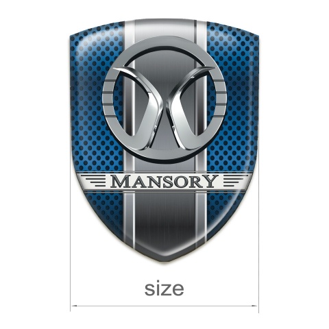 Mansory Silicone Shield Blue Mesh edition 