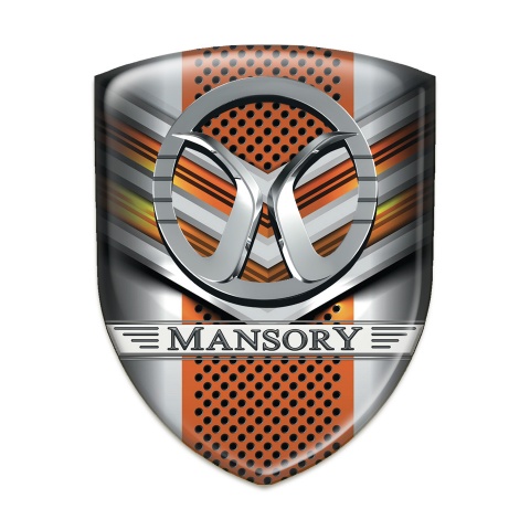 Mansory Resin Sticker Grey Copper fragments 