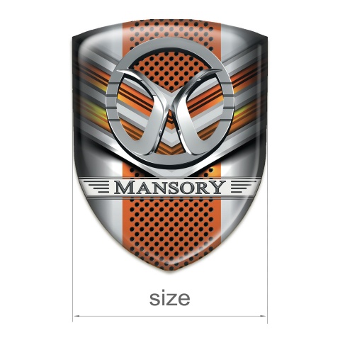 Mansory Resin Sticker Grey Copper fragments 