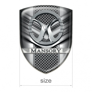 Mansory 3D Gel Emblem Bow tie effect 