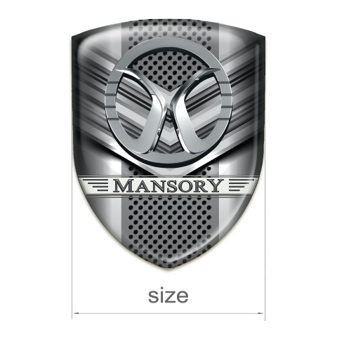 Mansory 3D Gel Emblem Bow tie effect 