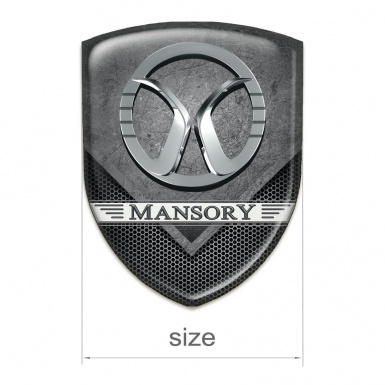Mansory Emblem Exterior Scratched stone Effect