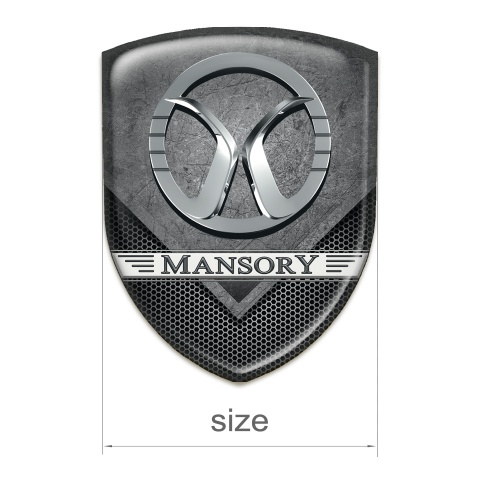 Mansory Emblem Exterior Scratched stone Effect