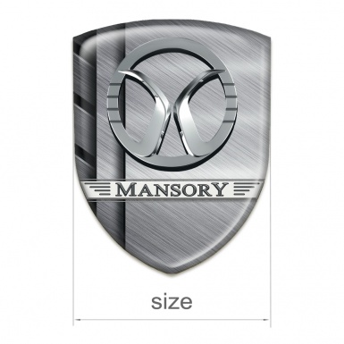 Mansory Car Accessories Badge Steel Plates Effect 