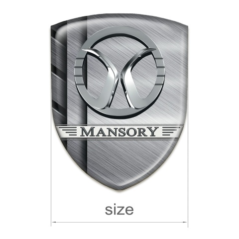 Mansory Car Accessories Badge Steel Plates Effect 
