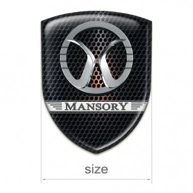 Mansory Silicone Shield Perforated Base with Red Shadow 