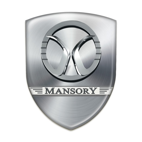 Mansory Auto Emblem Racing Edition Silver Style 