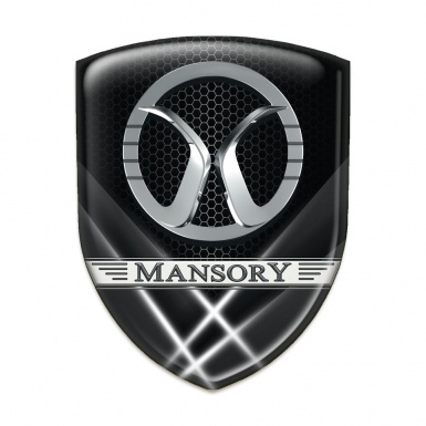 Mansory Emblem Badge Logo Grossed lights Style 
