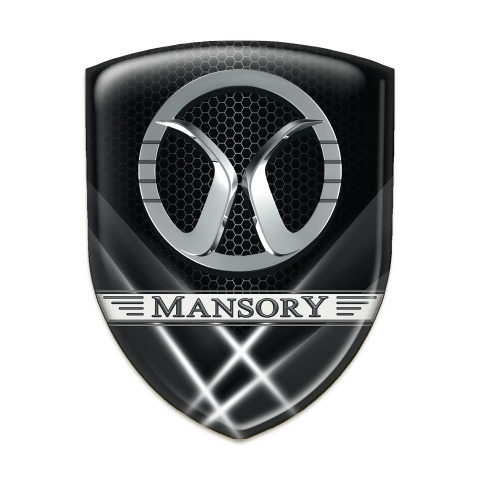 Mansory Emblem Badge Logo Grossed lights Style 