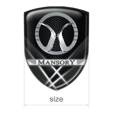 Mansory Emblem Badge Logo Grossed lights Style 