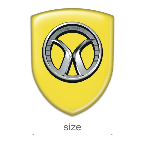 MAN Emblem Badge Logo Yellow edition 