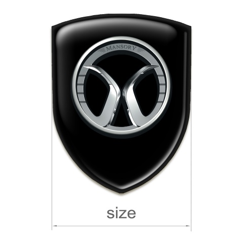 Mansory Logo Emblem Stylish Black edition 