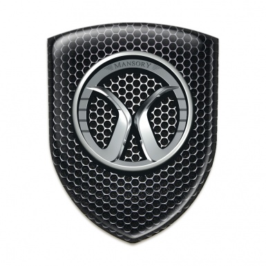 Mansory Emblem Badge Logo Perforated Steel Edition 