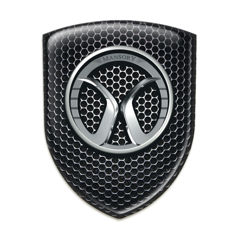 Mansory Emblem Badge Logo Perforated Steel Edition 