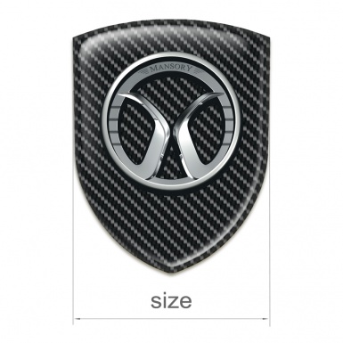 Mansory Logo Emblem Black carbon Edition 