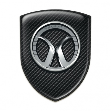 Mansory Silicone Emblem dark Carbon Edition 