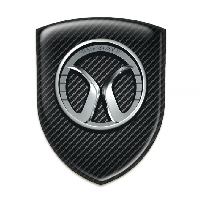 Mansory Silicone Emblem dark Carbon Edition 