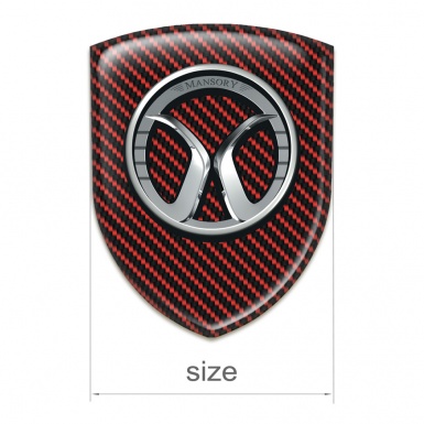Mansory Emblem Exterior Red Carbon edition 