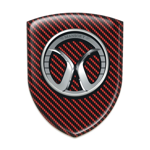 Mansory Emblem Exterior Red Carbon edition 