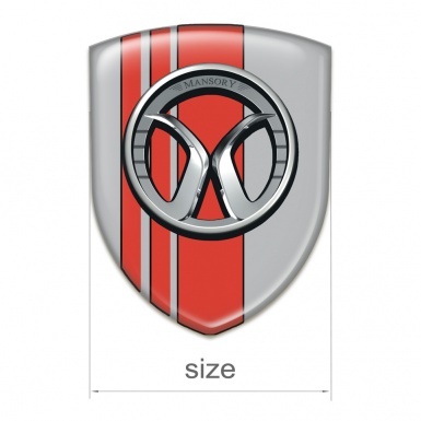 Mansory Emblem Interior Grey with Red Tapes 