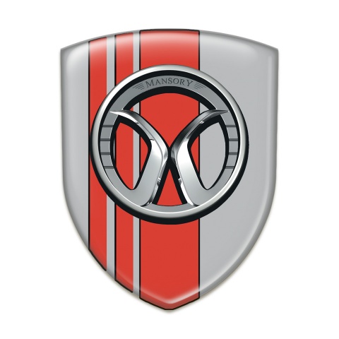 Mansory Emblem Interior Grey with Red Tapes 