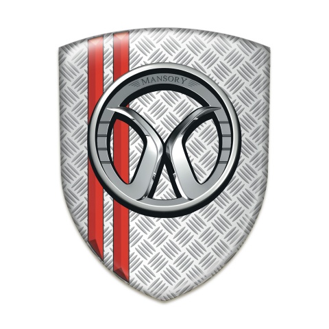 Mansory Silicone Shield Grid Effect red Stripes 