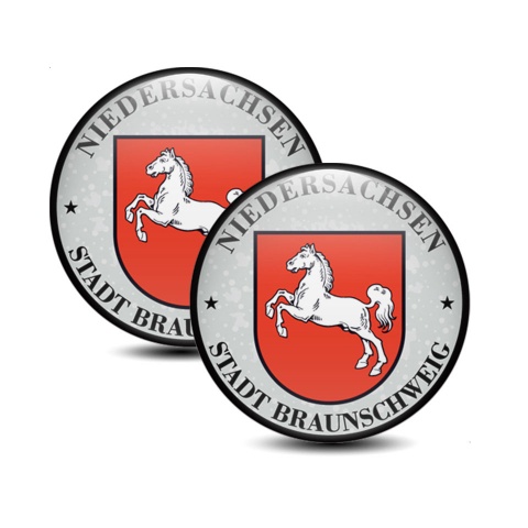 Aufkleber Braunschweig Niedersachsen Fur Deutsches Nummernschild Plakette