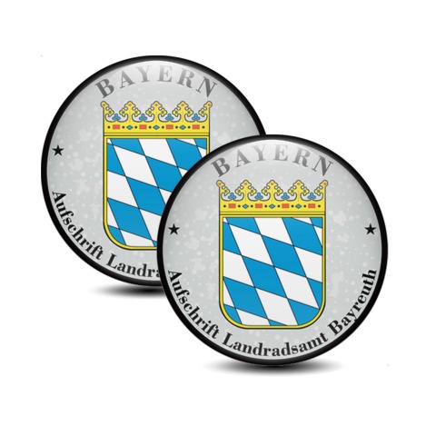 Aufkleber Aufschrift Landratsamt Bayreuth Bayern fur Plakette