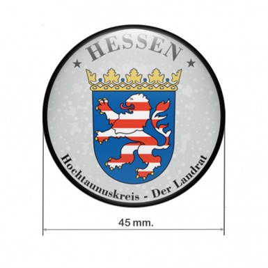 Aufkleber Hochtaunuskreis Hessen Fur Deutsches Nummernschild Plakette