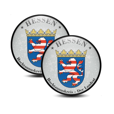 Aufkleber Hochtaunuskreis Hessen Fur Deutsches Nummernschild Plakette