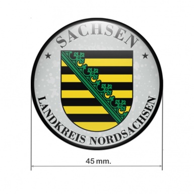 Aufkleber Nordsachsen Sachsen Fur Nummernschild Plakette
