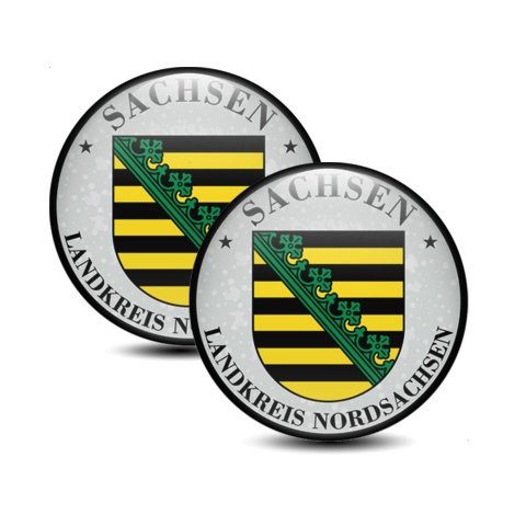 Aufkleber Nordsachsen Sachsen Fur Nummernschild Plakette