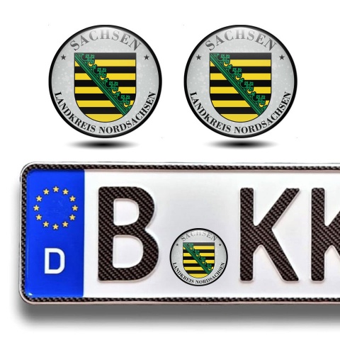 Aufkleber Nordsachsen Sachsen Fur Nummernschild Plakette