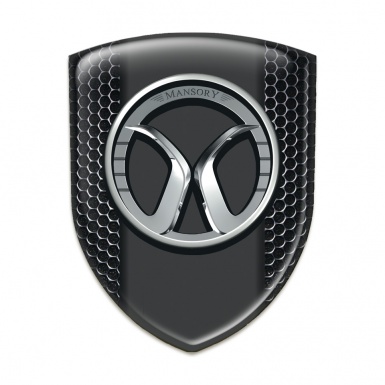 Mansory Tuning Badge Perforated Steel Model 