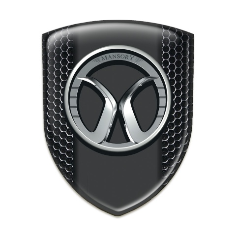 Mansory Tuning Badge Perforated Steel Model 