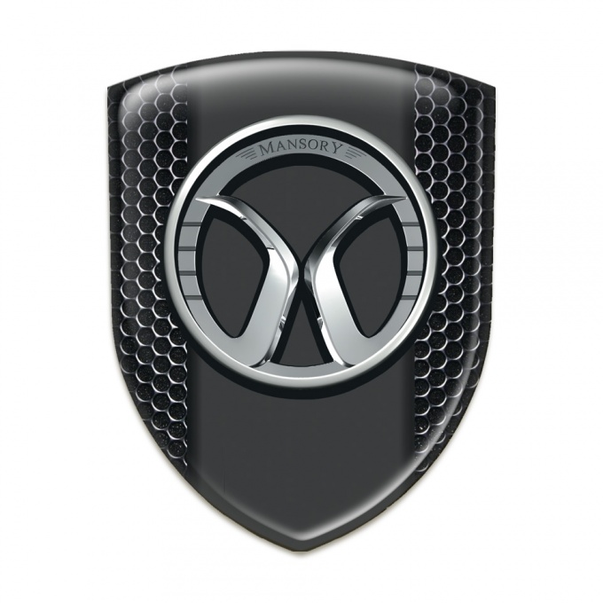 Mansory Tuning Badge Perforated Steel Model 