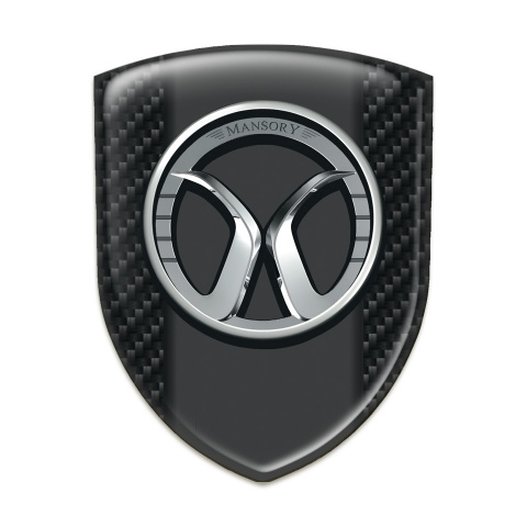 Mansory Car Interior Badge Dark Carbon Model 