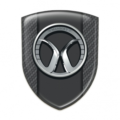 Mansory Auto Emblem dark Grey carbon Model 