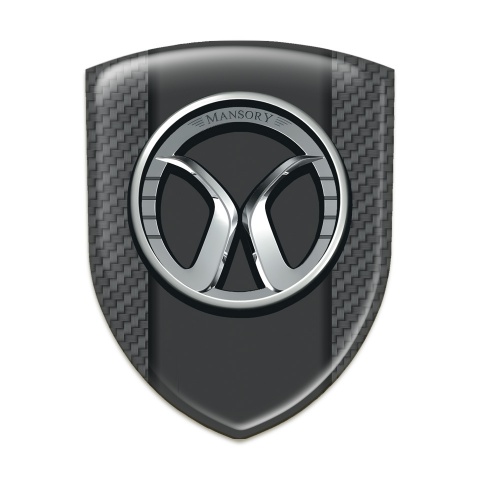 Mansory Auto Emblem dark Grey carbon Model 