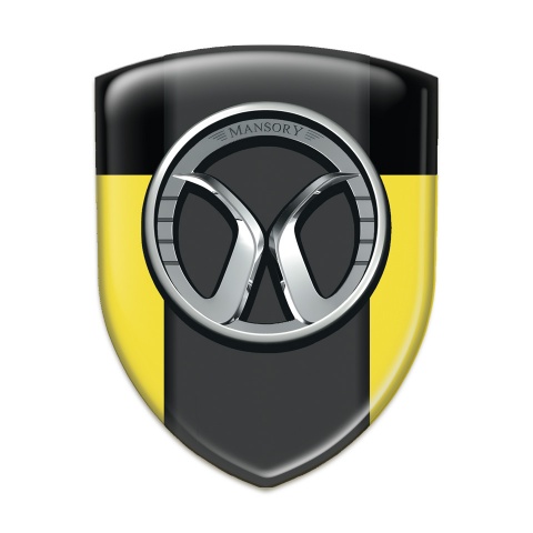 Mansory Resin Sticker Yellow Black Model