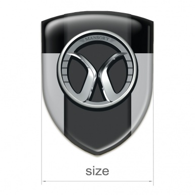 Mansory Emblem Exterior Grey Black Model 