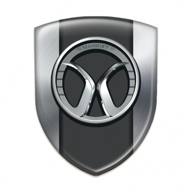 Mansory Tuning Badge Premium Quality Silver Model 