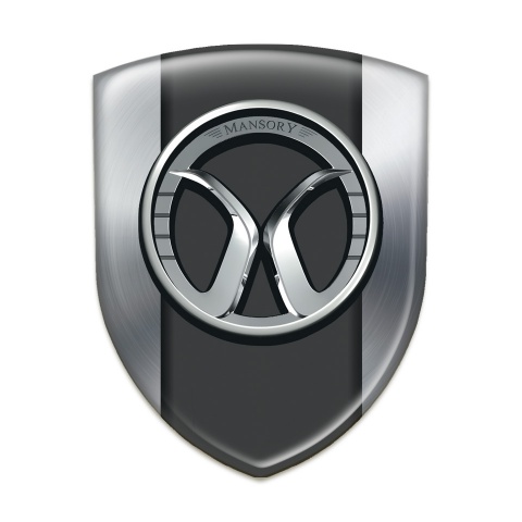 Mansory Tuning Badge Premium Quality Silver Model 